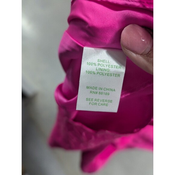 Lilly Pulitzer Size 2 Pink Floral Fit and Flare Strapless mini dress - Picture 8 of 8